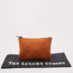 Pre Owned Hermes Tan Neobain Waves Small Case