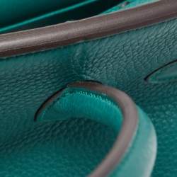 Hermes Malachite Togo Leather Gold Finish Birkin 30 Bag
