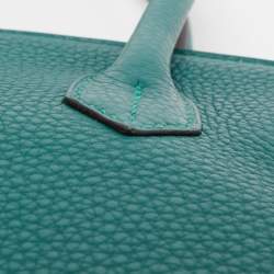 Hermes Malachite Togo Leather Gold Finish Birkin 30 Bag