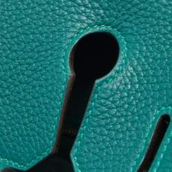 Hermes Malachite Togo Leather Gold Finish Birkin 30 Bag