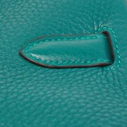 Hermes Malachite Togo Leather Gold Finish Birkin 30 Bag