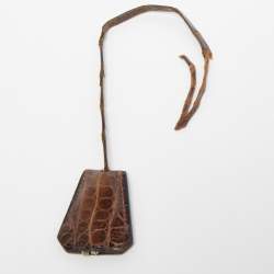 Hermes Miel Porosus Crocodile Gold Finish Kelly Sellier 32 Bag