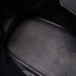 Pre Owned Hermes Black Togo Leather Palladium Finish Birkin 35 Bag