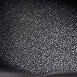 Hermes Black Epsom Leather Palladium Finish Kelly Sellier 28 Bag
