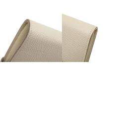Pre Owned Hermes Kelly cream long wallet Epson ladies
