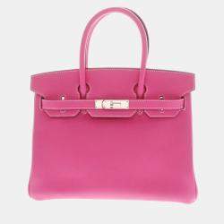 small pink hermes bag