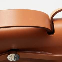 Hermes Natural/Bleu De Malte Leather and Canvas Herbag Zip 39 Bag