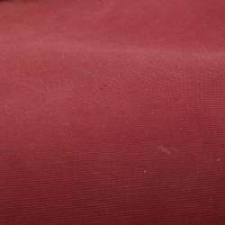 Pre Owned Hermes Ruby/Bleu de Malte/Naturel Leather and Canvas Herbag Zip 31 Bag