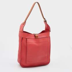 Pre Owned Hermes Bougainvillea Taurillon Clemence Leather Marwari PM Bag