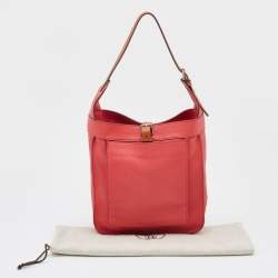 Pre Owned Hermes Bougainvillea Taurillon Clemence Leather Marwari PM Bag