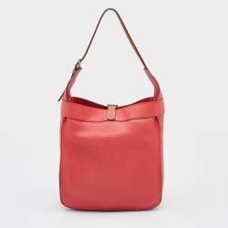 Pre Owned Hermes Bougainvillea Taurillon Clemence Leather Marwari PM Bag