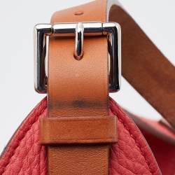 Pre Owned Hermes Bougainvillea Taurillon Clemence Leather Marwari PM Bag