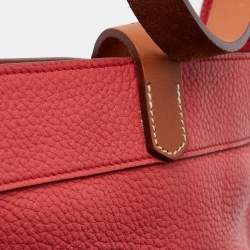 Pre Owned Hermes Bougainvillea Taurillon Clemence Leather Marwari PM Bag