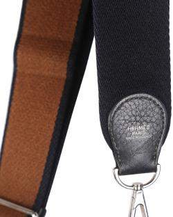 Hermes Black Togo Leather Evelyne PM Crossbody Bag