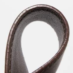 Hermes Chocolate Swift Leather Palladium Finish Lindy 34 Bag