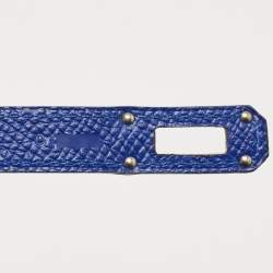 Hermès Electric Blue Epsom Leather Kelly Depliant Wallet