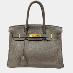 Hermes Pochette Kelly Blue Knoll Palladium Hardware D Engraved (around  2019) Ladies Swift Handbag Hermes