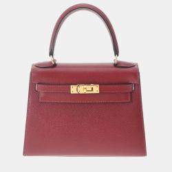 Hermes kelly rouge cheap h