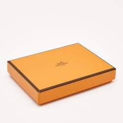 Hermes Cyclamen Chevre Mysore Leather Calvi Card Holder