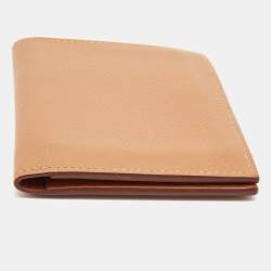 Pre Owned Hermes Gold Evercolor Leather  MC² Euclide Card Holder