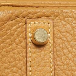 Hermes Natural Fjord Leather Gold Finished Birkin 30 Bag