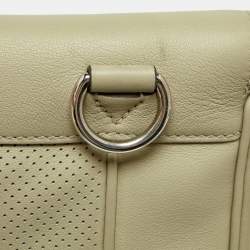 Pre Owned Hermes Sauge Swift Leather Palladium Finish Berline 28 Bag