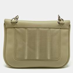 Pre Owned Hermes Sauge Swift Leather Palladium Finish Berline 28 Bag