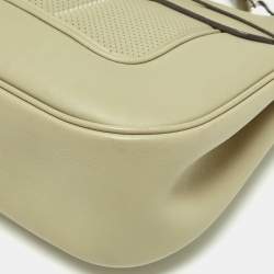 Pre Owned Hermes Sauge Swift Leather Palladium Finish Berline 28 Bag