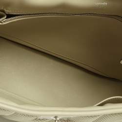 Pre Owned Hermes Sauge Swift Leather Palladium Finish Berline 28 Bag