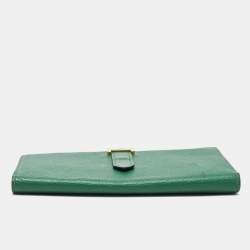 Hermés Vert Bengal Chevre Leather Bearn Gusset Wallet