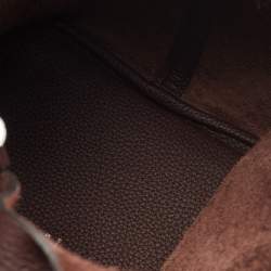 Hermes Rouge Sellier Taurillon Clemence Leather Picotin Lock 22 Bag