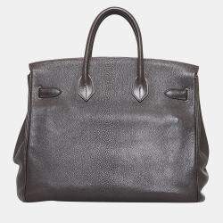 Hermes Brown Courchevel HAC Birkin 32