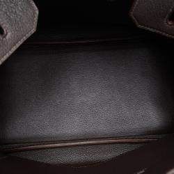 Hermes Brown Courchevel HAC Birkin 32