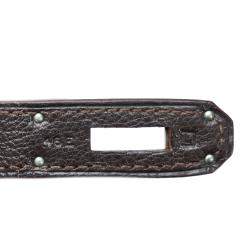 Hermes Brown Courchevel HAC Birkin 32
