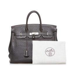 Hermes Brown Courchevel HAC Birkin 32