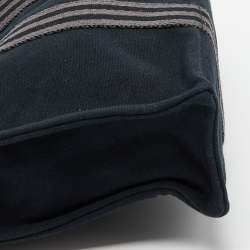 مملوكة مسبقًا Hermes Black/Grey Canvas Fourre Tout PM Bag