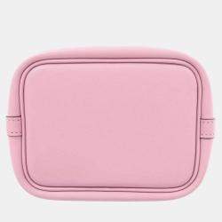 Pre Owned Hermes Pink Swift Leather Micro Picotin Lock Lucky Daisy Tote Bag 