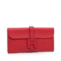 Hermes Red Swift Jige Elan