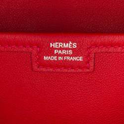 Hermes Red Swift Jige Elan