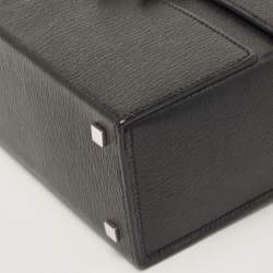 Hermes Black Chevre Leather Cinhetic Bag