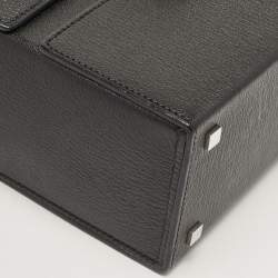 Hermes Black Chevre Leather Cinhetic Bag