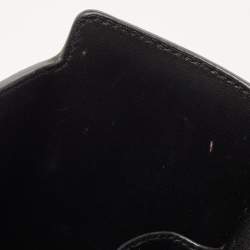 Hermes Black Chevre Leather Cinhetic Bag