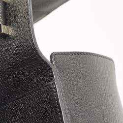Hermes Black Chevre Leather Cinhetic Bag
