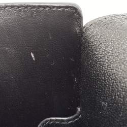 Hermes Black Chevre Leather Cinhetic Bag