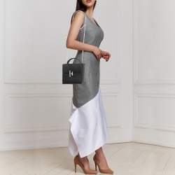 Hermes Black Chevre Leather Cinhetic Bag