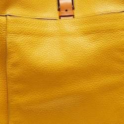 Pre Owned Hermes Soleil Taurillon Clemence Leather Palladium Finish Marwari GM Bag