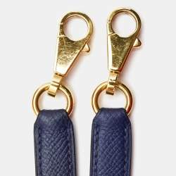 Hermes Bleu Saphir Epsom Leather Gold Finish Kelly Sellier 28 Bag