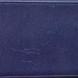 Hermes Bleu Saphir Epsom Leather Gold Finish Kelly Sellier 28 Bag