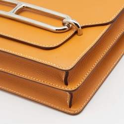Pre Owned Hermès Moutarde Evercolor Leather Roulis 23 Bag