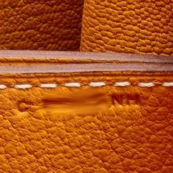 Pre Owned Hermès Moutarde Evercolor Leather Roulis 23 Bag